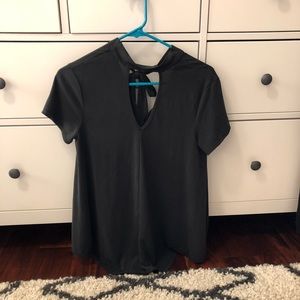 Cutout babydoll swing tee